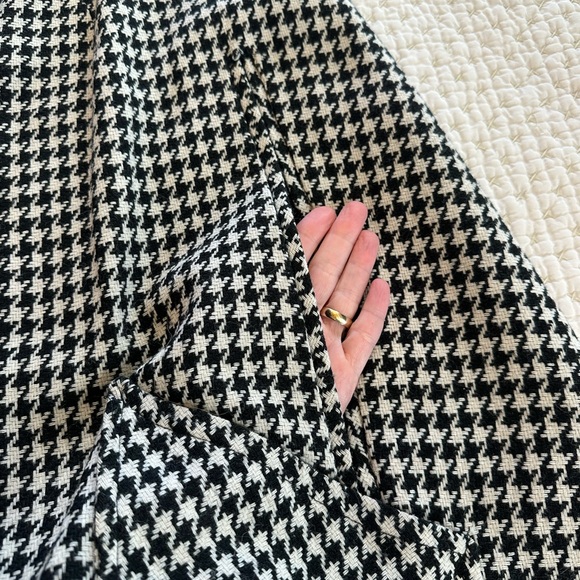 Vintage Houndstooth Cape Coat - Picture 3 of 7